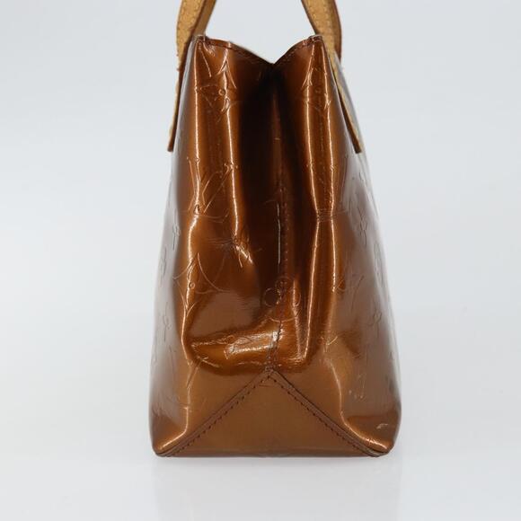 LOUIS VUITTON Monogram Vernis Reade PM Hand Bag Bronze M91146 - Picture 5 of 12